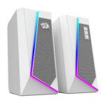 GS20W ANVIL 3W 2.0 RGB Stereo Desktop PC Speakers - White - Image 3