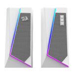 GS20W ANVIL 3W 2.0 RGB Stereo Desktop PC Speakers - White - Image 2