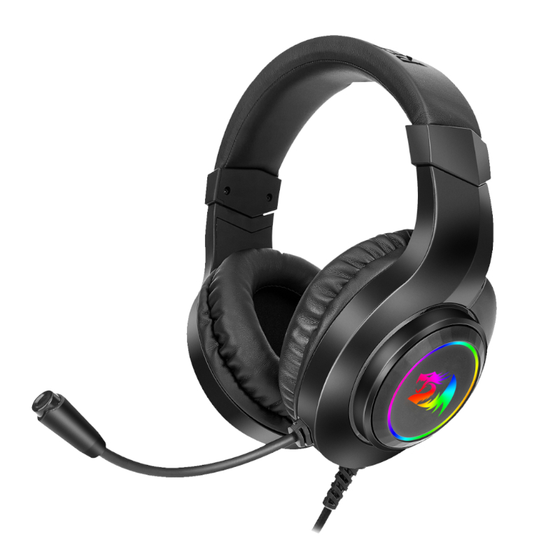 RD-H260RGB_wr_01 Over-Ear HYLAS Aux (Mic and Headset)|USB (Power Only)
RGB Gaming Headset - Black - Image 1
