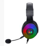 Over-Ear PANDORA USB (Power Only)|Aux (Mic and Headset) RGB Gaming Headset - Black - Image 2