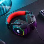 Over-Ear ZEUS-X USB RGB Gaming Headset - Black - Image 9