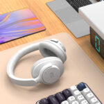 H610 VIBECORE ANC Bluetooth Wireless Over-ear Headphones – White - Image 8