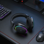 FURY WRS Over-Ear Wireless Gaming Headset - Black - Image 7