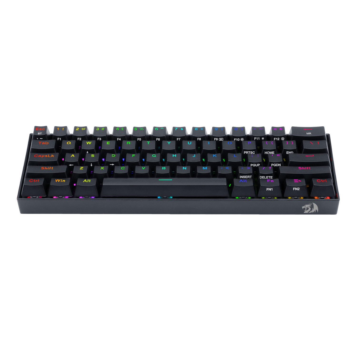 RD-K530RGB-PRO_REDRAGON-DRACONIC-PRO-Mechanical-61-Key-Mechanical-Keyboard-RGB-–-Black_wr_01a DRACONIC PRO Mechanical 61 Key|Bluetooth 5.0|RGB 9 Colour Modes|Rechargable Battery|Type-C Charging Cable Gaming Keyboard - Black - Image 1