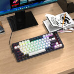 K673 UCAL 75% Magnetic Ultramag Switch Wired Keyboard - Black - Image 6