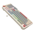 EISA 100 Retro RGB Wireless Mechanical Keyboard - Cream/Grey - Image 6