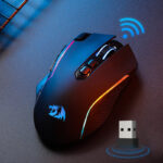 Taipan Pro 10000DPI RGB Wireless Gaming Mouse - Black - Image 7