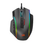PERDICTION 4 12400DPI RGB MMO Ergo Gaming Mouse - Black
