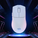 M916 PRO 1K 3-Mode Wireless Gaming Mouse – White - Image 3